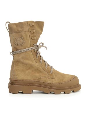 MONCLER: boots - Vera High Suede Boots