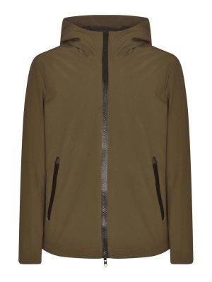 WOOLRICH: ダウン・ハイテクコート - ダウンコート - 緑