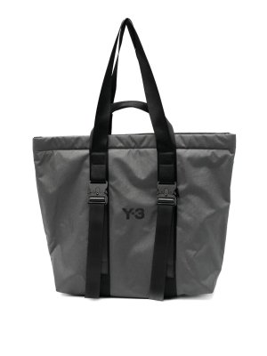Y-3: Sacs à main - Sac Cabas - Gris