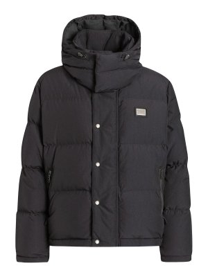 DOLCE & GABBANA: Vestes-rembourrees - Blouson Rembourré - Gris