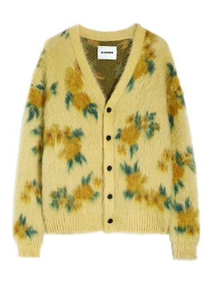 JIL SANDER: Cárdigans - Cárdigan - Amarillo