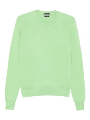 TOM FORD: Suéteres con cuello pico - Suéter Cuello Redondo - Verde