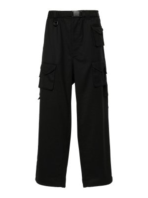 Y-3: Pantalons casual - Pantalons Décontractés - Noir