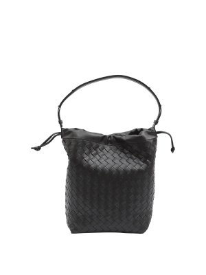 BOTTEGA VENETA: バケットバッグ - バケットバッグ - 黒