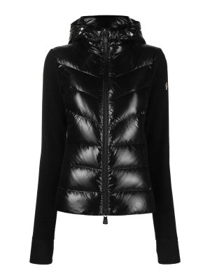 MONCLER: Chaquetas y Chaquetones acolchados - Chaqueta Alcochada - Negro