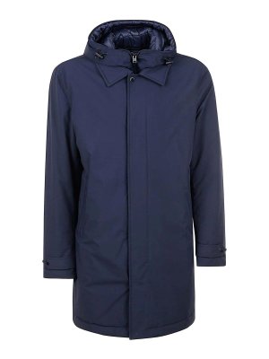 WOOLRICH: padded coats - Coats Blue