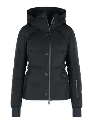 MONCLER: padded jackets - Guyane Black Polyamide Blend Down Jacket