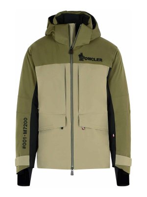 MONCLER: casual jackets - Vallatscha Green Polyamide Blend Jacket