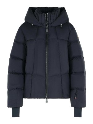 MONCLER: padded jackets - Bonnieure Black Polyamide Ski Jacket