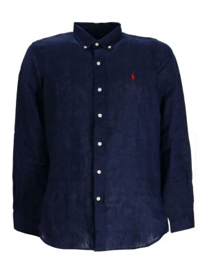 POLO RALPH LAUREN: shirts - Blue Shirt