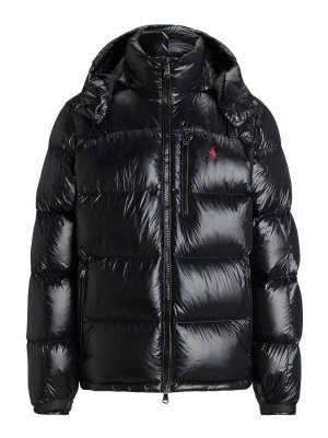 POLO RALPH LAUREN: knee length coats - Black jacket