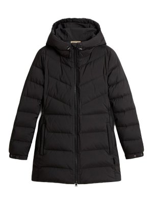 WOOLRICH: Abrigos semilargos - Abrigo Midi - Negro