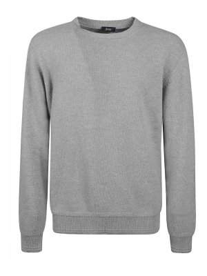 HERNO: Pull col rond - Pull Col Rond - Rose Clair