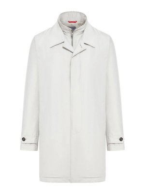 FAY: blazers - Waterproof jacket long white man