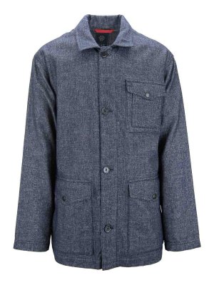 FAY: Blazer - Blazer - Azul Oscuro