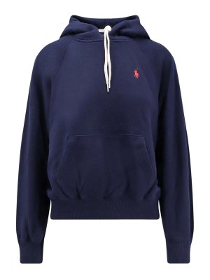POLO RALPH LAUREN: Felpe e maglie - Felpa In Misto Cotone Con Cappuccio