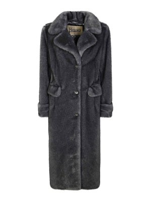 HERNO: Fur & Shearling Coats - Cappotto Visione Faux Fur