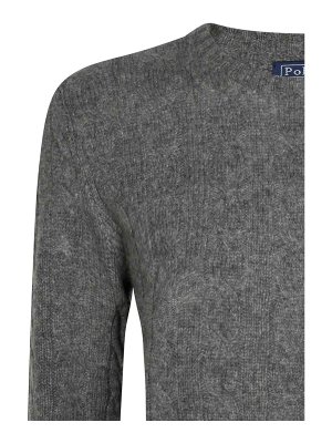 POLO RALPH LAUREN: crew necks - Julianna Street knitted shirt in braids