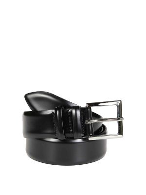 ORCIANI: belts - Classic leather belt 35 cm