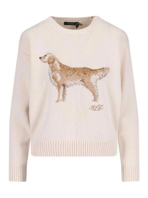 LAUREN RALPH LAUREN: crew necks - Inlaid sweater