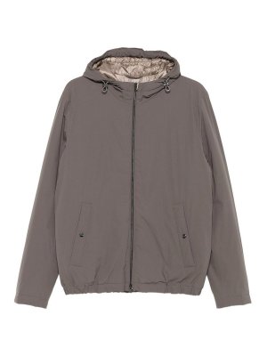 HERNO: casual jackets - Nylon Hooded Jacket