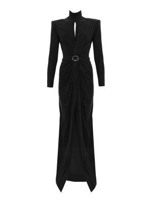 ELISABETTA FRANCHI: イブニングドレス - イブニングドレス - 黒