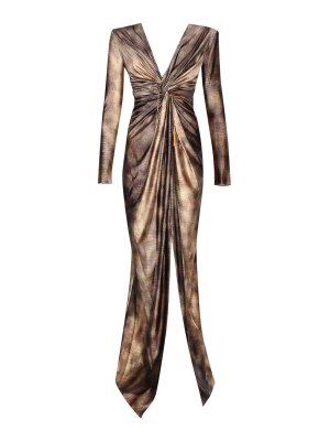 ELISABETTA FRANCHI: イブニングドレス - イブニングドレス - 赤