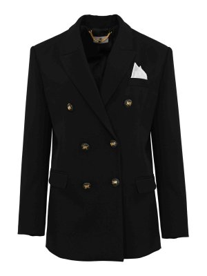 ELISABETTA FRANCHI: Casualjacken - Casualjacke - Schwarz