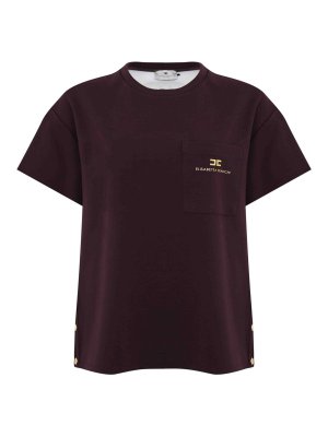 ELISABETTA FRANCHI: t-shirts - T-Shirt With Pockets