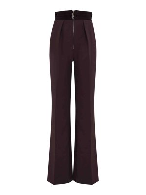 ELISABETTA FRANCHI: Casual Hosen - Casual Hose - Dunkel-Lila