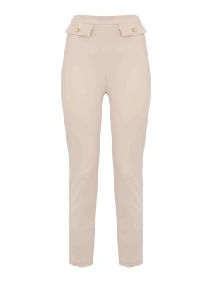 ELISABETTA FRANCHI: Casual Hosen - Casual Hose - Weiß