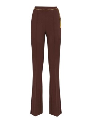 ELISABETTA FRANCHI: Casual Hosen - Casual Hose - Dunkelorange