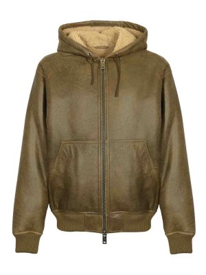 GIORGIO ARMANI: Pelz und Shearling - Pelz - Beige