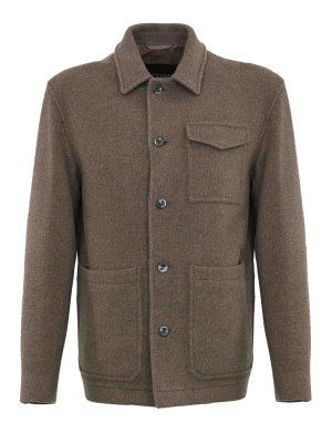 HERNO: Casualjacken - Casualjacke - Taupe