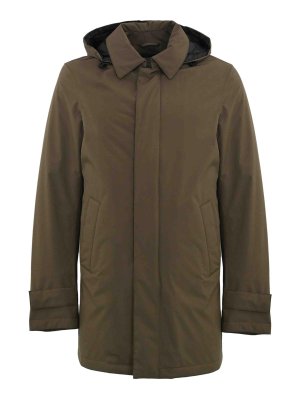 HERNO: parka - Long Parka in 2 strati Windstopper