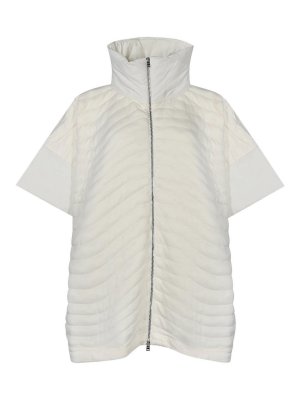 HERNO: Capes &  Ponchos - Resort Poncho In Double Jacquard Knit