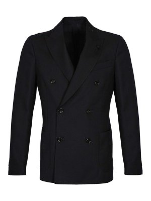 LARDINI: Blazer - Blazer - Azul