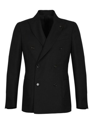 LARDINI: Blazer - Blazer - Schwarz