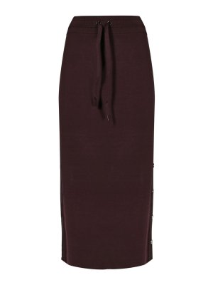 Pinko: Faldas media pierna y semilargas - Falda Semilarga - Rojo Oscuro