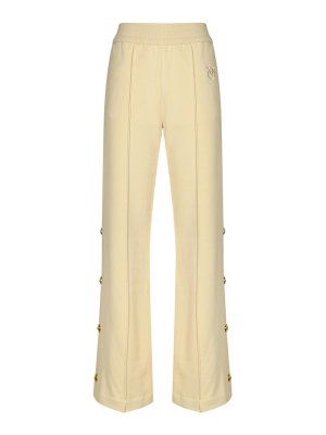 Pinko: casual trousers - Pasticciato Trousers In Cotton Fleece