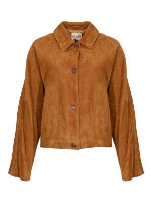 Semicouture: leather jacket - Violetta Suede Jacket