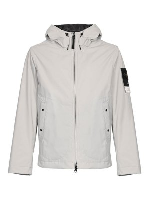 STONE ISLAND: ダウン・ハイテクジャケット - ダウンジャケット - グレー