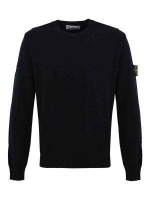 STONE ISLAND: maglia collo rotondo - Sighificatore di lana elastico RWS