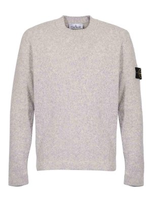 STONE ISLAND: Pull col rond - Pull Col Rond - Gris Foncé