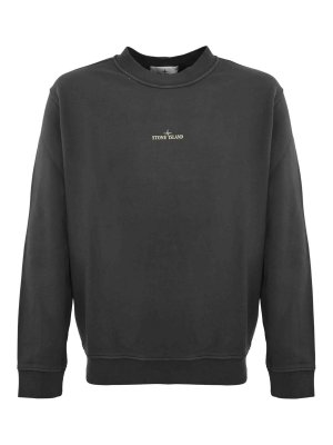 STONE ISLAND: Sweatshirts & Pulls - Sweat-Shirts - Gris
