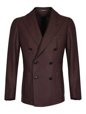 TAGLIATORE: blazers - Double-Breasted Wool Jacket