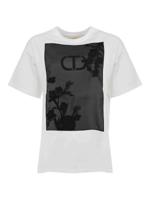 TWINSET: t-shirts - Oversized Cotton T-Shirt