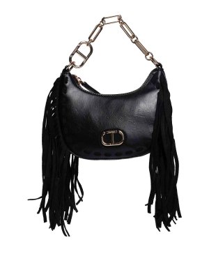 TWINSET: shoulder bags - Oval-T Mini Hobo Bag