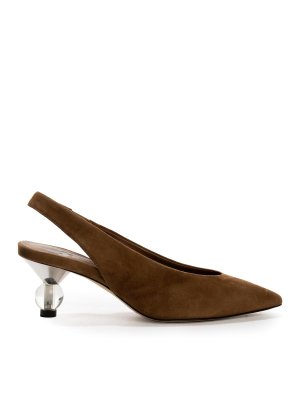 WEEKEND MAX MARA: sandals - Suede Sllingback footprint