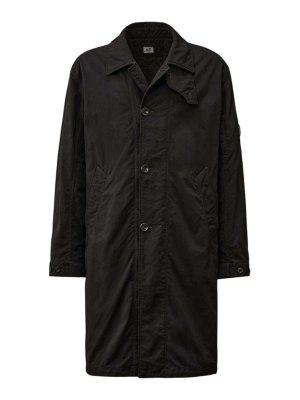 C.P. COMPANY: padded coats - Blue jacket